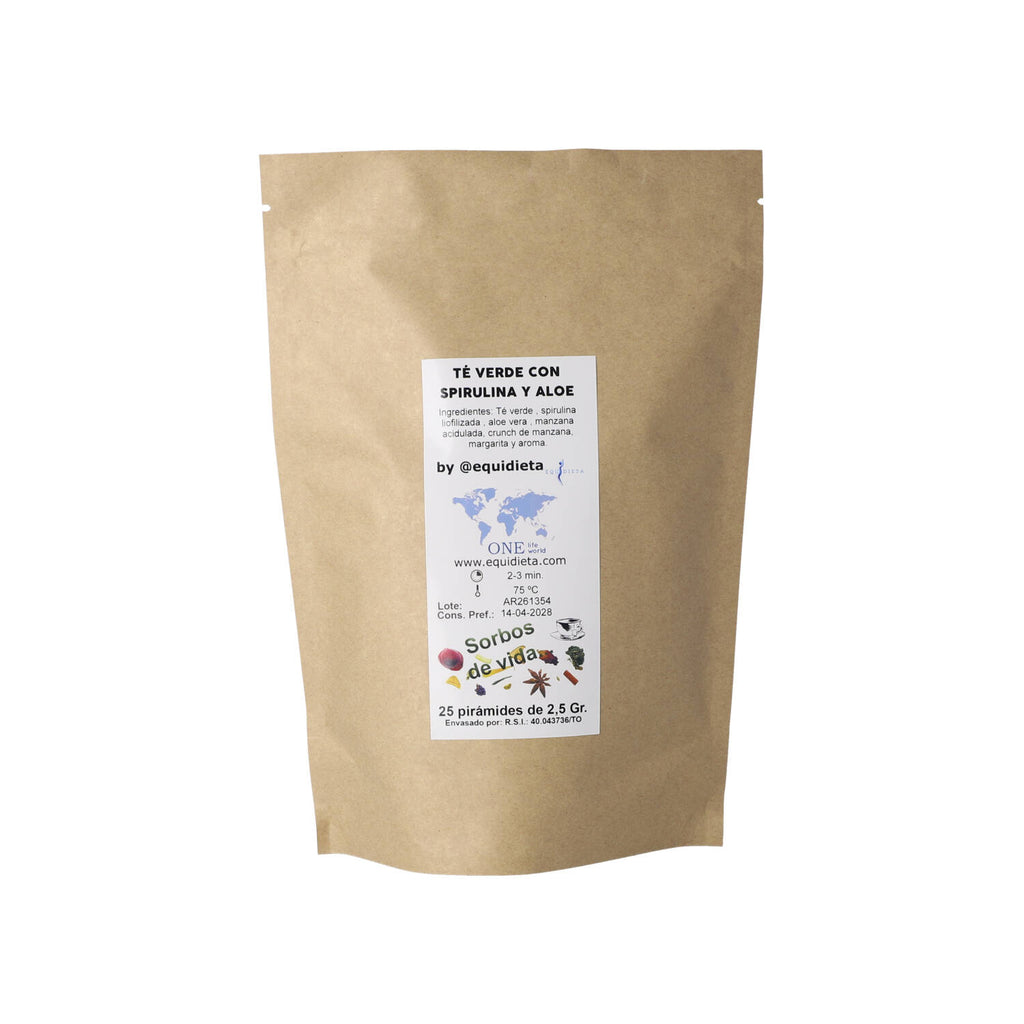 Té Verde con Spirulina y Aloe Vera